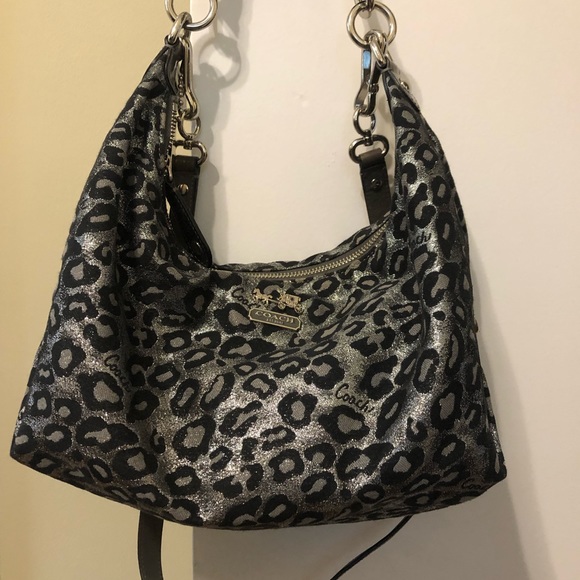 Authentic Coach Cheetah Print Handbag - Picture 3 of 9